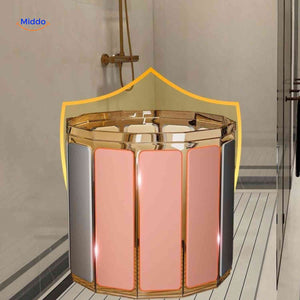 HydroFold baignoire thermique isolante rose et or