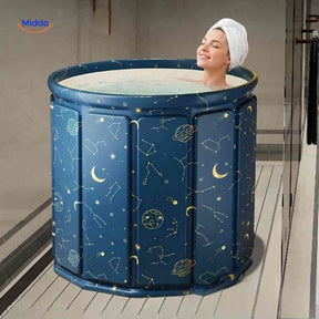 HydroFold baignoire pliable adulte design céleste