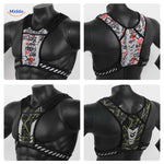 HydroRun Sporttas hardloopvest met graffiti en reflectie voor en achterzijde www.middo.nl