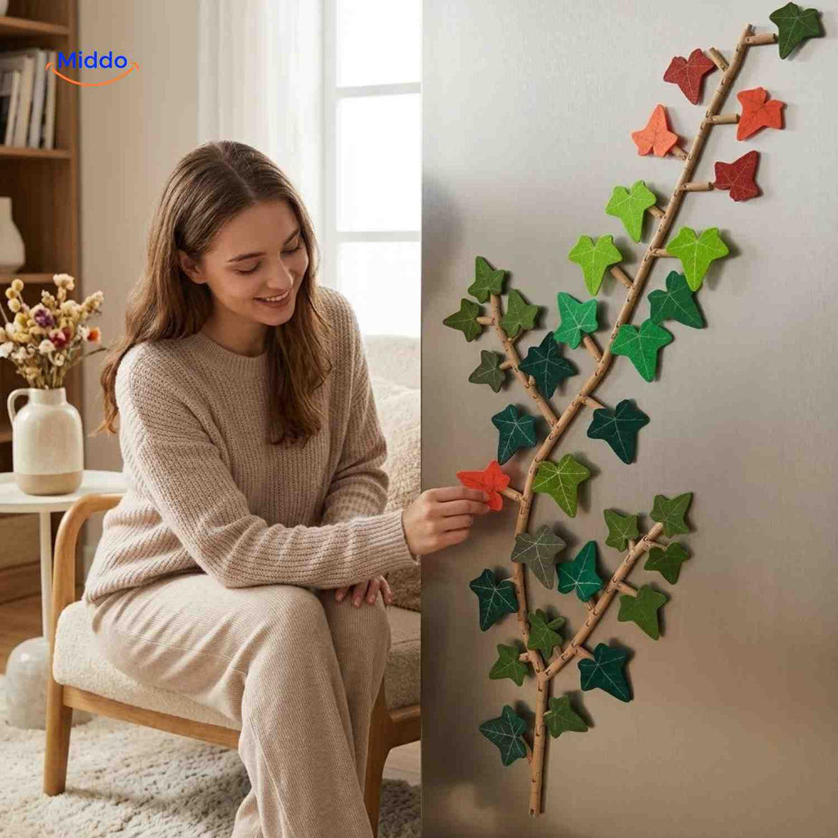 Lierre magnétique IvyFlex décoratif et modulaire, vue 04