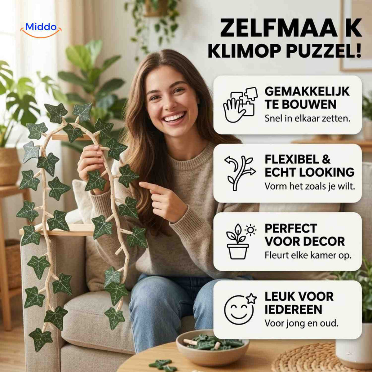 Lierre magnétique IvyFlex décoratif et modulaire, vue 11