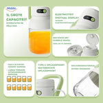 JuiceX Mixeur Sans Fil avec grande capacité et double couvercle middo