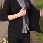 LayerFlex Knit stof details 2 in 1 overhemd van hoog kwaliteit