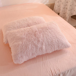Détail de la parure de lit Teddy Fluffy en polaire