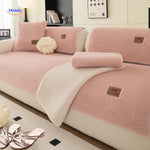 LuxeLamb Sofa Kussens ros gekleurde dekens met stof www.middo.nl