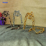 Luxura WineRack ketting vorm gouden zilver brons