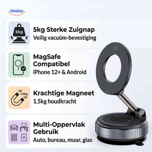 MagnaFold support téléphone MagSafe à forte ventouse multi-surfaces