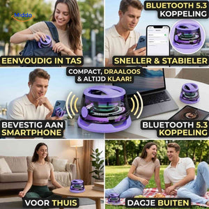 Enceinte MagniBeat Bluetooth magnétique avec éclairage LED, vue 04