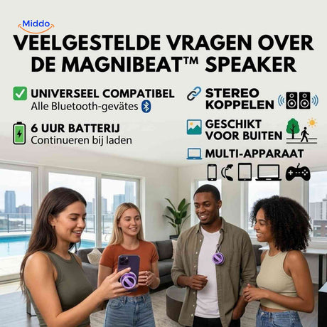 Enceinte MagniBeat Bluetooth magnétique avec éclairage LED, vue 08