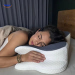 NeckRest Kussen 3D weergave van afmetingen www.middo.nl