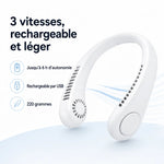 NekFan™ - Ventilateur de Cou Rechargeable Portable pour un Refroidissement Instantané !