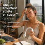 NekFan™ - Ventilateur de Cou Rechargeable Portable pour un Refroidissement Instantané !