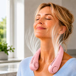 NekFan™ - Ventilateur de Cou Rechargeable Portable pour un Refroidissement Instantané !