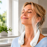 NekFan™ - Ventilateur de Cou Rechargeable Portable pour un Refroidissement Instantané !