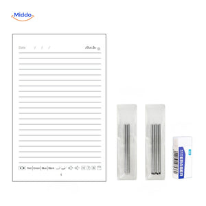 NoteSync Smart Pen navulbare schrijfbladen gummen www.middo.nl