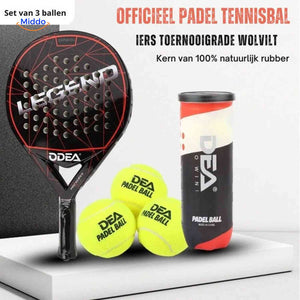 Balles de padel PadelPro avec tube, vue produit 4
