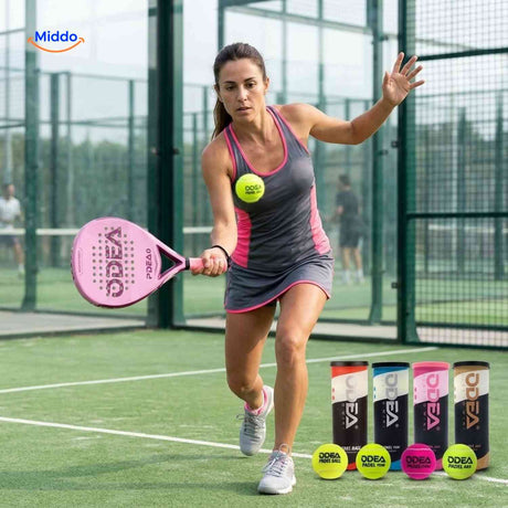 Balles de padel PadelPro avec tube, vue produit 2