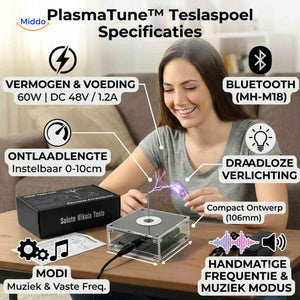 Bobine Tesla PlasmaTune Bluetooth pour démonstration scientifique, vue 13