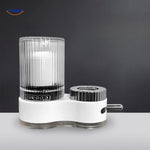 PureFlow kraan met dubbel deel en chromen afwerking www.middo.nl