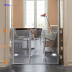 SafeGuard Barrière Pliable bébé hauteur de barrière 86cm middo