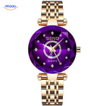 Seno Elegance Dameshorloge Staal Goudpaars Middo.nl