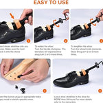 Instructies voor het gebruik van ShoeStretcher Pro schoenspanners.