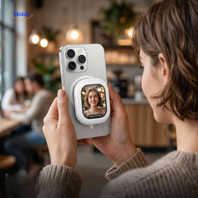 Moniteur selfie SnapView magnétique pour smartphone, vue 01