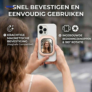 Moniteur selfie SnapView magnétique pour smartphone, vue 11