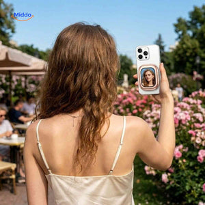 Moniteur selfie SnapView magnétique pour smartphone, vue 02