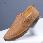 Solura Loafers wit heren slip on ademend zomerschoenen comfort www.middo.nl