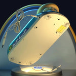 Onderkant van de spaceracer stuurwiel game voor kinderen