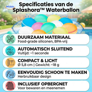 Ballon d’eau Splashora réutilisable en silicone, vue 10