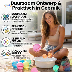 Ballon d’eau Splashora réutilisable en silicone, vue 05