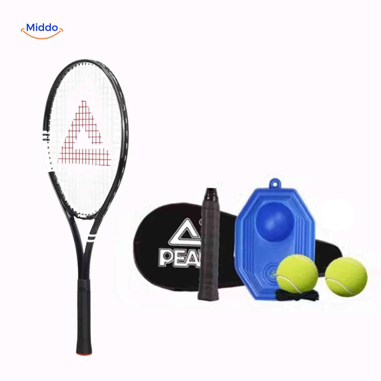 Tennixo set tennis raquette cadre élégant et sportif