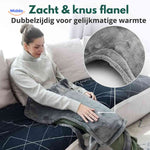 Thermowrap Sjaal zacht flanel dubbelzijdig warmtedeken www.middo.nl