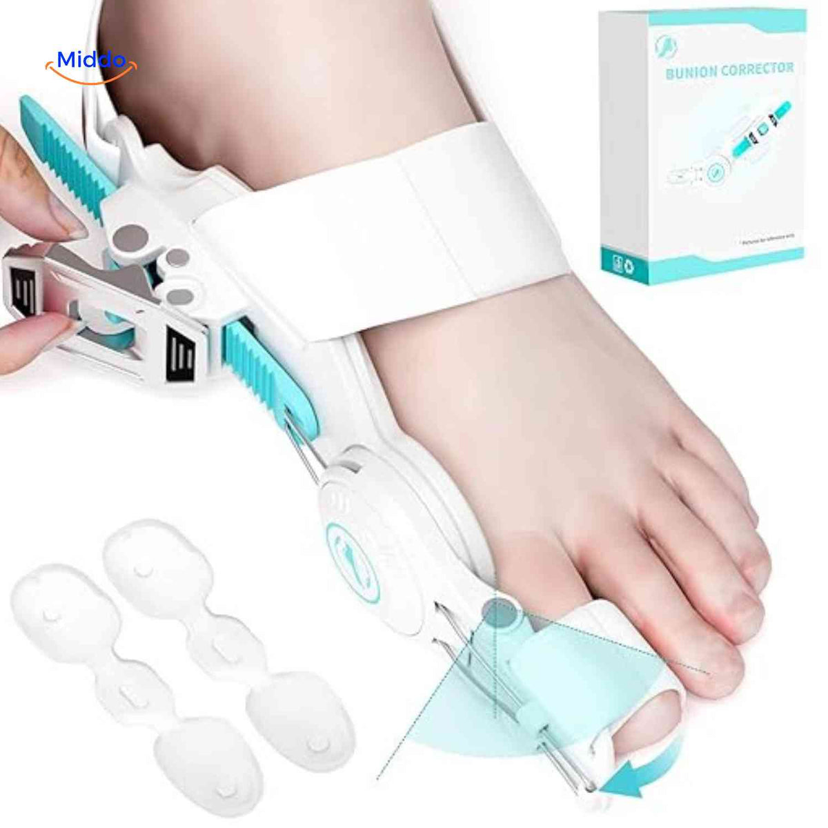 Correcteur hallux valgus ToeRelief réglable et réutilisable, vue 12