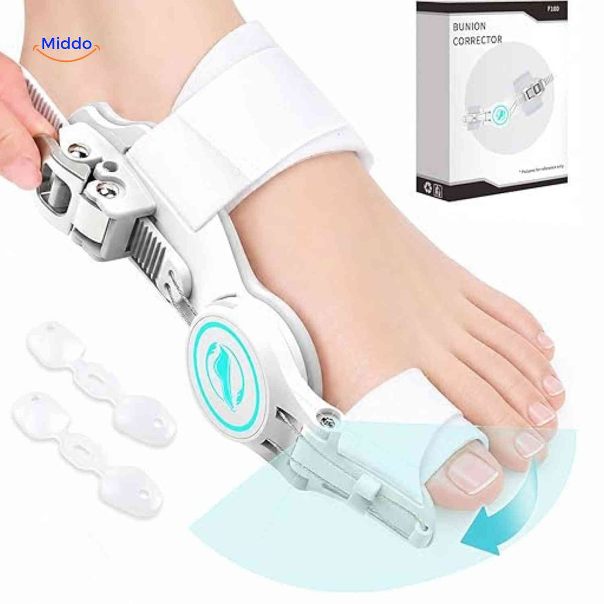 Correcteur hallux valgus ToeRelief réglable et réutilisable, vue 14