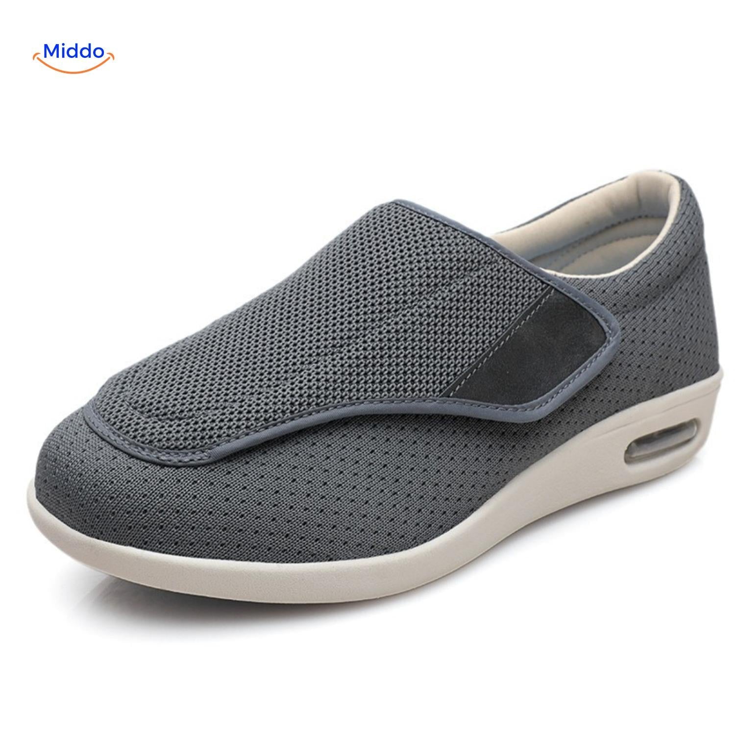 Trendstep beige schoen met ventilerende stof middo.nl
