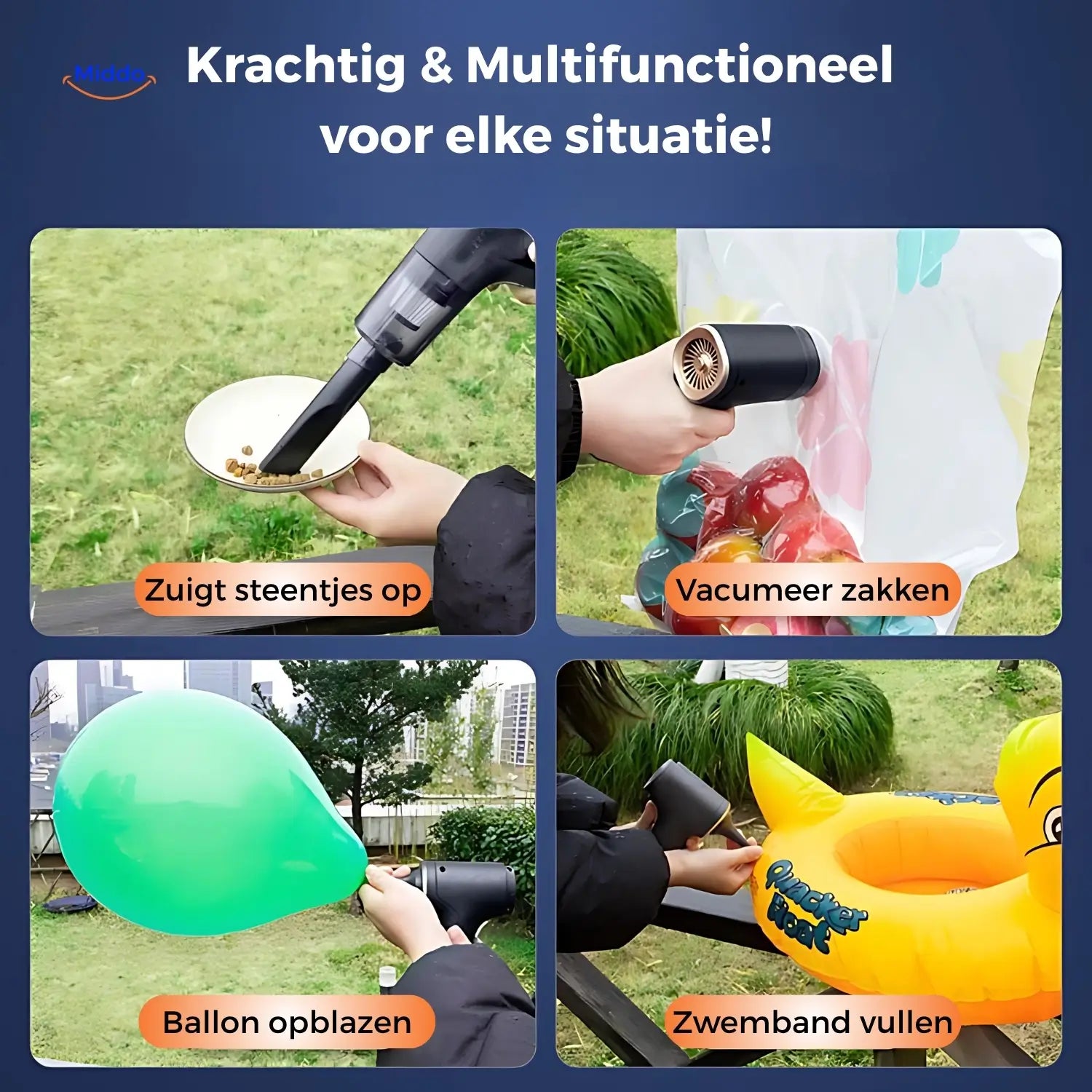 Krachtig & Multifunctionele stofzuiger middo-paris.fr