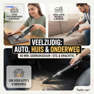 Aspirateur voiture Turbovac sans fil avec fonction soufflerie, vue 05