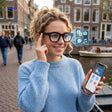 Lunettes IA VisiCam avec caméra 8 MP et traduction en direct, vue 01