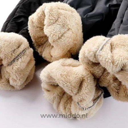 Close-up van de fleecevoering van de WarmGuard Thermo Unisex Broek