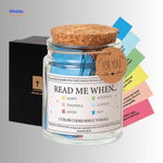 WensHart Pot de Prière avec versets bibliques dans un pot en verre