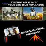 GameFlex™ H10™ Manette de jeu mobile – Grip FPS avec ventilateur & batterie rechargeable