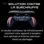 GameFlex™ H10™ Manette de jeu mobile – Grip FPS avec ventilateur & batterie rechargeable