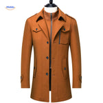 WoolGuard™ Col Double | Manteau en Laine Élégant et Chaud pour Hommes