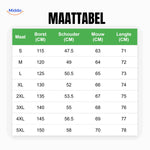 WinterFlex Herenjas maattabel