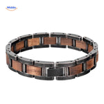 Woodforge Armband houten armband dubbel detail www.middo.nl