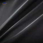 WoolGuard Dubbele Kraag Zwarte Jas Textuur