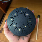 ZenTone Tambour Acier Mini noir taille portable middo